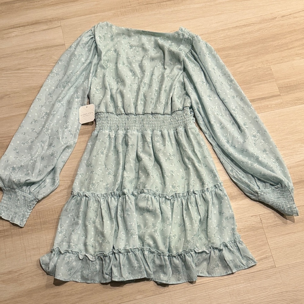 Altar'd State Sage Green Dress - Picture 4 of 4